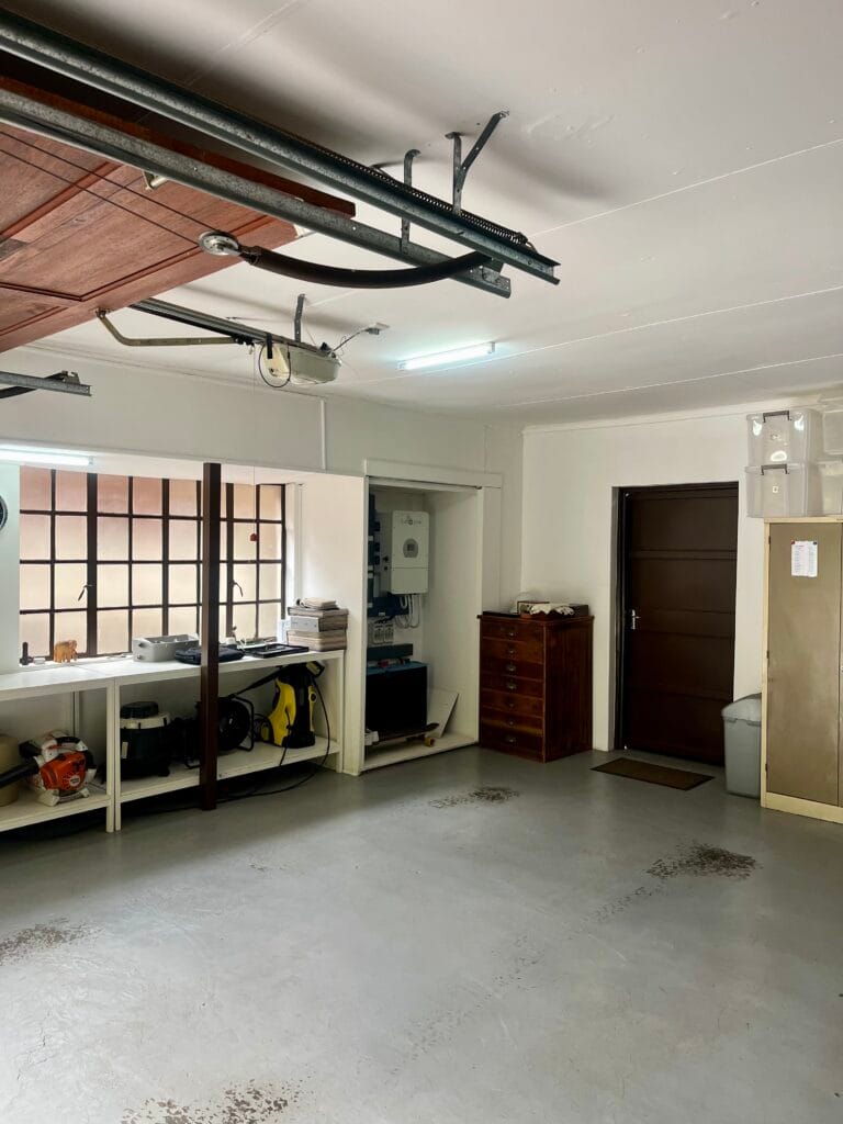 Empty Single Garage