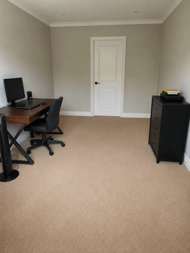 Clean Spare Bedroom for Household Storage
